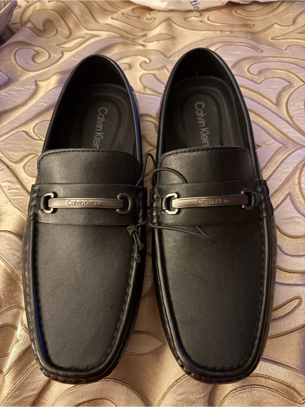 Calvin Klein Black  Slip-On Loafers NWOT /No box /Packaging